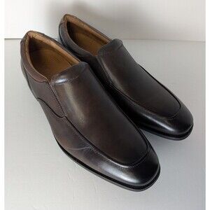 Vionic Mens Shoes Sullivan Brown Leather Oxford Loafers Sz 10.5 Classic  Slip On